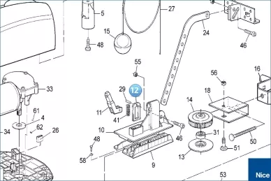 Unlock mechanism SPIN (PPD0550.4540)