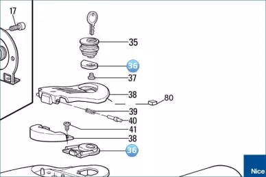 Unlock system for MOBY (BPMMO.4540)