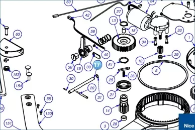 Wałek wysprzęglania HYKE (PMD1918.4610)