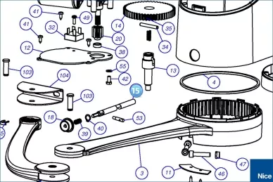 Wałek wysprzęglenia HOPP (PMD2225.4610)