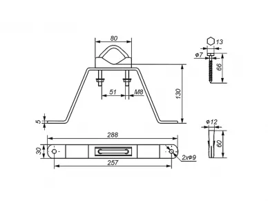 Wall Bracket OMM-50L13