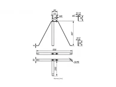 Wandhalterung OMP-50L40