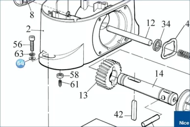 Washer D=8mm HYPPO/ROBO/WS200S (R08A.5120)