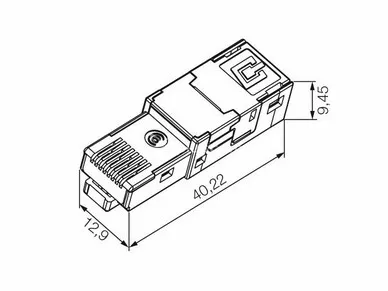 Weidmüller IE-PI-RJ45-FH Stecker für S/FTP Cat.7 Kabel