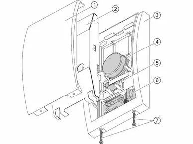 Widok sygnalizatora SATEL SP-4003 R