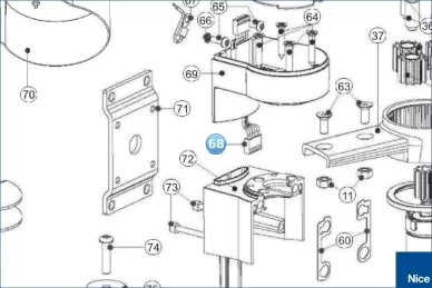 Wiring harness (control unit - power supply) WALKY/WT (CA1791.5320)