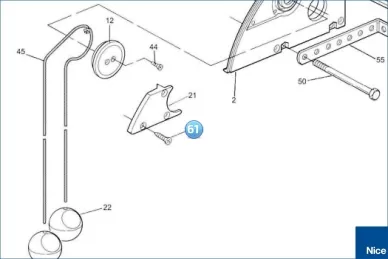 Wkręt mocujący osłonkę kółka wysprzęglania SOON/ROX (V4.2x16.5101)