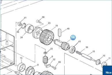 Worm shaft SOON (PMD1288.4610)