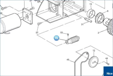 Worm shaft SOON (PMD1290.4610)