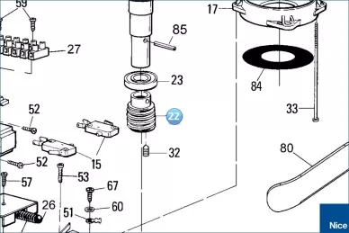 Worm shaft THOR (PMD1625.4610)