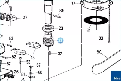 Worm shaft THOR1500 (PMD1861.4610)