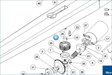 Worm wheel (PPD1634R02.4540)