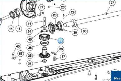 Worm wheel TOONA (PPD1571.4540)
