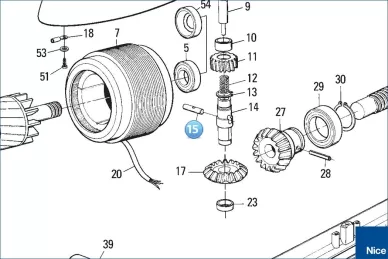 Wpust wysprzęglenia 6x24 PLUTO (PMDSS.4610)
