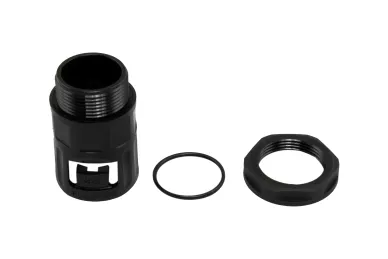 A gasket with a nut include: