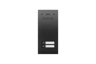 Aco COMO-PRO-A2 AL BK Panel domofonowy audio COMO PRO 