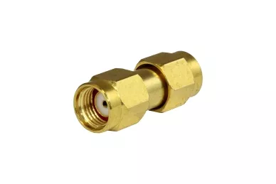 Adapter RP-SMA male - RP-SMA male gold