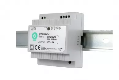 DIN60W12 DC 12V 5A DIN rail power supply
