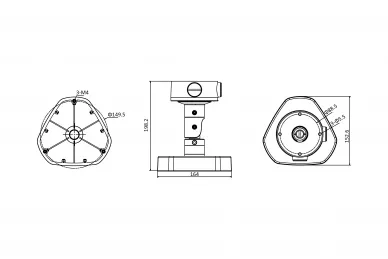 Hikvision DS-1283ZJ staffa a parete
