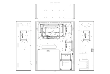 Logement Pulsar AWO250 pour les panneaux de contrôle avec transformateur