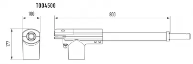 Nice TOO4500 dimensions