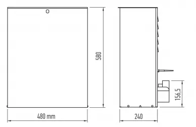 Nice TUB 4000 Selbsthemmender Antrieb mit integrierter Steuereinheit D-PRO 500