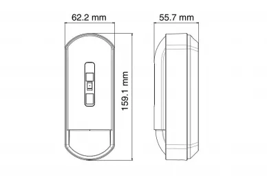 Optex FLX-A-DAM-X5 détecteur intérieur jour/nuit PIR+MW avec fonction anti-masquage