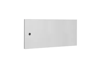 Portes métalliques grises pour armoires 6U/400