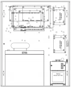 Possible arrangement of modules SATEL