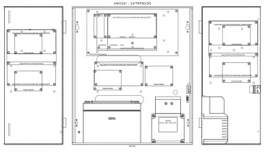 Possible arrangement of modules SATEL