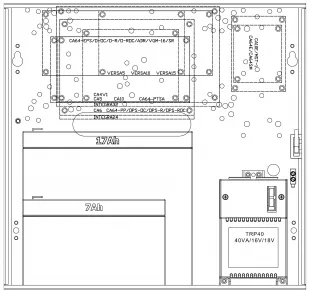 Possible arrangement of modules SATEL