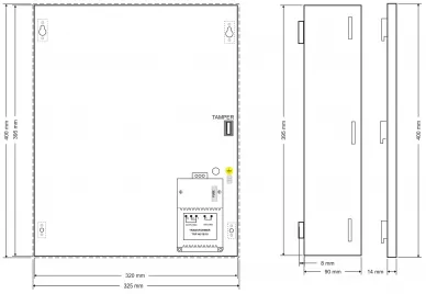 Pulsar AWO200 Dimensions: