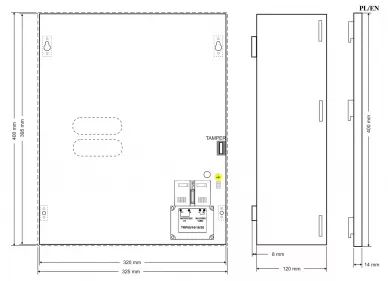 Pulsar AWO300 Dimensions (mm):
