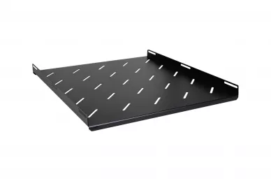 Regal 19" 550mm 1U RAPS800 feste Ablage 485×550 schwarz
