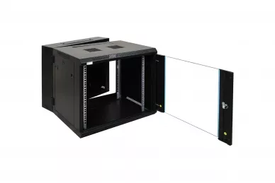 RWD966 9U RACK cabinet, double section, wall mounted, fully assembled 600x600