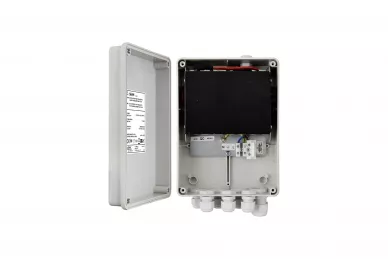 S64H 6-port switch with power supply in hermetic enclosure