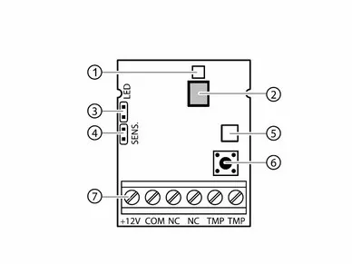SATEL AMBER PIR motion detector
