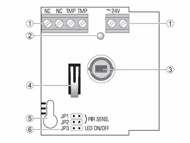 Satel AQUA Ring S Rivelatore PIR digitale per montaggio a soffitto