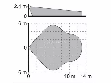 Satel GREY Plus Miniatur-Doppeltechnologie-PIR+MW-Bewegungsmelder