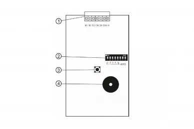 Schemat płytki klawiatury