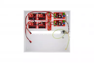 Switch PoE ATTE IPUPS-17-11-H dla 17 kamer IP buforowy z zasilaczem w obudowie wewnętrznej
