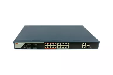 Switch PoE DS-3E1318P-E 16xPoE 2xGbE Hikvision