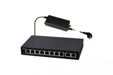 Switch PoE Pulsar S108-90W bis zu 8 IP-Kameras