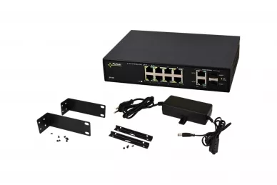 Switch PoE Pulsar SF108-90W do 8 kamer IP