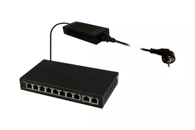 Switch PoE Pulsar SG108 do 8 kamer IP