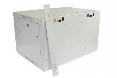 Szafa RACK 19'' 6U 450mm widok z tyłu: