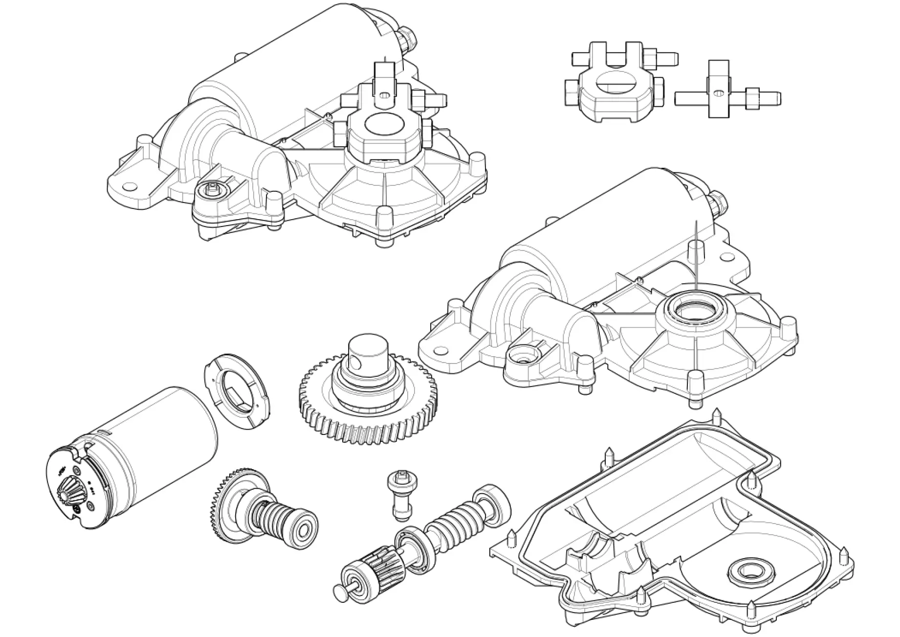 Pièces de rechange, schéma de l'entraînement 