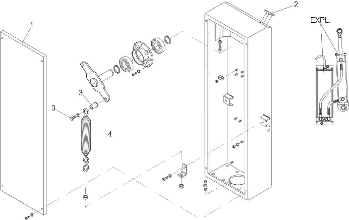 Service parts 610 RAPID BARRIER - LIGHT BEAM