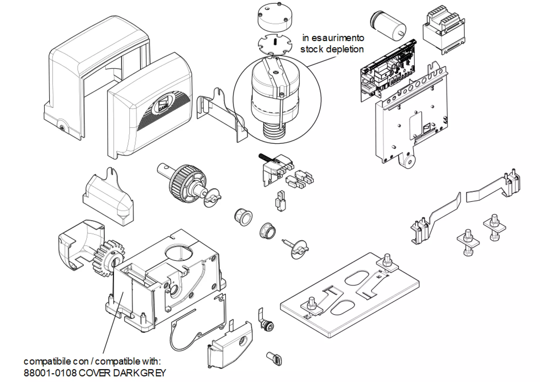 Service parts Came BX-P
