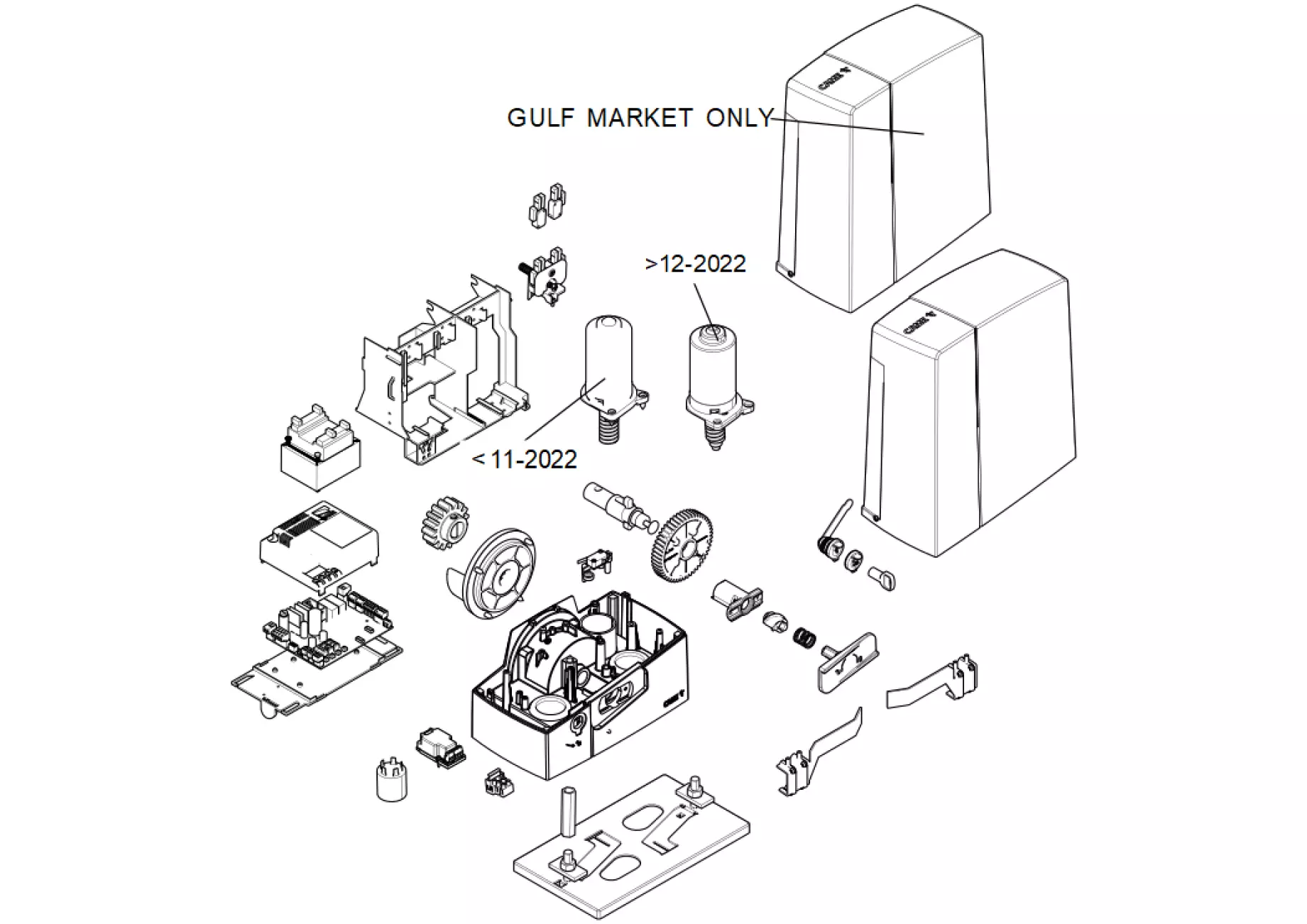 Service parts Came BXV04AGF BXV04ALF